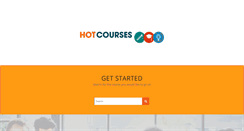 Desktop Screenshot of hotcourses.co.za